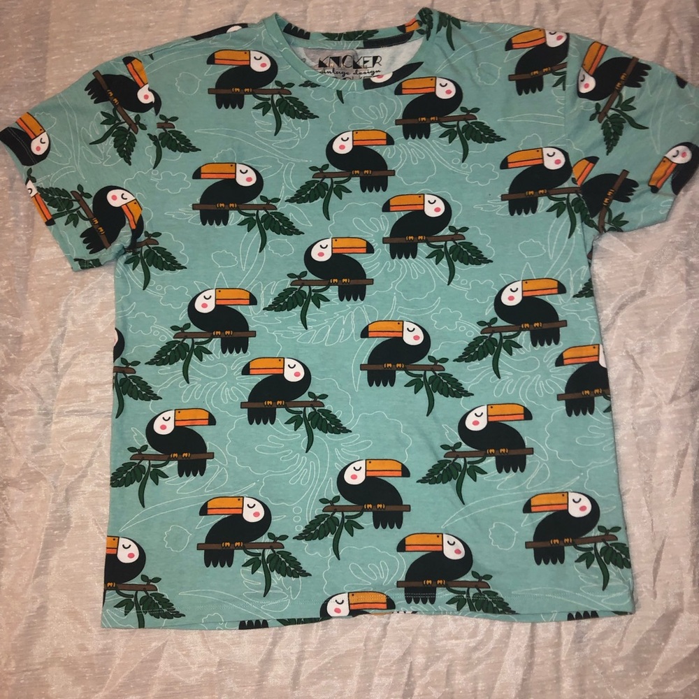 Vintage Knicker Bocker Tropical Toucan Shirt